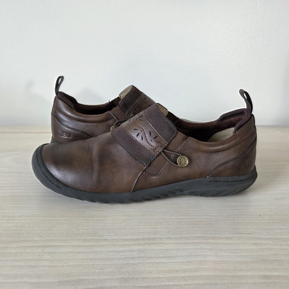 JBU by Jambu Brown Leather Fern Women's Shoes Size 8.5